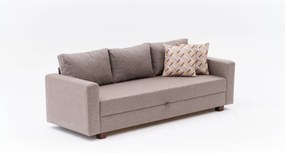 3-Seat Sofa-Bed Aly Arzilla - Brown Brown