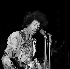 Φωτογραφία American guitarist, composer and singer Jimi Hendrix