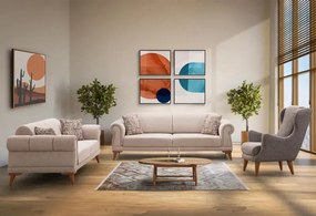 Stewehome Ρετρό σετ καναπέ για σαλόνι