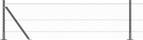 vidaXL Στύλος Περιφράξεων Γκρι