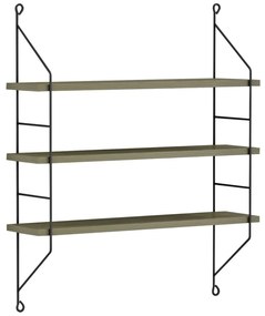 ΡΑΦΙΕΡΑ ΤΟΙΧΟΥ ACHALA ΜΕΛΑΜΙΝΗΣ  OLIVE GREY 60x15x68Y εκ.