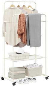 vidaXL Ράφι Ρούχων Μονόχρωμο Λευκό