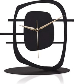 Διακοσμητικό Ρολόι Μαύρο TASULE 21x1,5x23