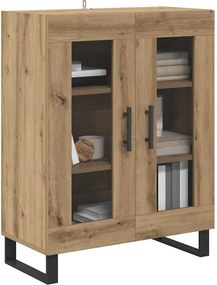 vidaXL Πλαϊνό γραφείο Artisan Oak 69,5 x 34 x 90 εκ.