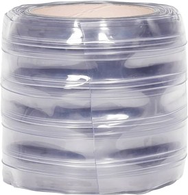 vidaXL Λωριδοκουρτίνα Διαφανής 25 μ. 200 χιλ. x 1,6 χιλ. από PVC