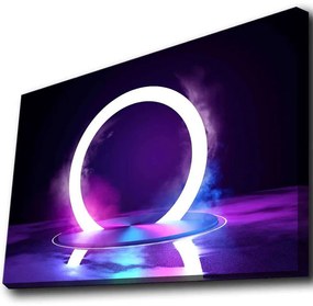 Πίνακας Καμβάς Με Φως Led 139LDG1122 70x45cm Multi Wallity Οριζόντιοι Ξύλο, Καμβάς