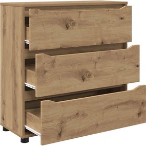 vidaXL Ντουλάπι αποθήκευσης Artisan Oak 80 x 31 x 81 εκ