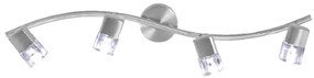 Φωτιστικό Spot Luminairies 0901064NM Silver Μέταλλο,Γυαλί