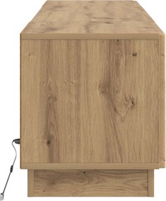 vidaXL Ντουλάπα LED Τηλεόρασης Artisan Δρυς Επεξεργασμένο Ξύλο