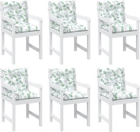 vidaXL Μαξιλάρι Εξωτερικού Χώρου 6 pcs Λευκό 100 x 50 x 7 cm Ύφασμα