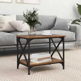 vidaXL Τραπεζάκι Πλευράς Παλαιό ξύλο