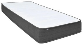 Κρεβάτι Boxspring Σκούρο Γκρι 180 x 200 εκ. Υφασμάτινο - Γκρι