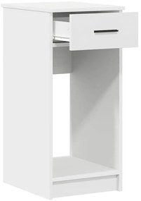 vidaXL Πύργος υπολογιστή με συρτάρι Λευκό 35x45x77 cm