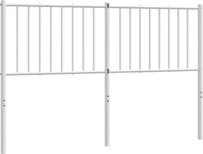 vidaXL Ανταλλακτικό κεφαλάρι Λευκό 135 εκ. Μεταλλικό