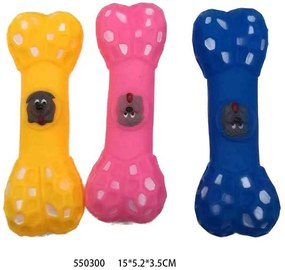 Παιχνίδι σκύλου Latex κόκκαλο - 15x5.2x3.5cm - 12pcs - 550300
