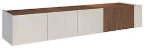 MATIS Επιτοίχιο έπιπλο TV SMART καρυδί/ κασμίρ 180x40x28,5 MATIS850681