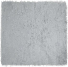 vidaXL Χαλί από τεχνητό πρόβειο δέρμα TAFALLA Γκρι 200 x 200 cm