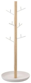 Διακοσμητική Βάση Κοσμημάτων Tree LBTYMZK2310 13x13x35,5cm Natural-White Yamazaki Steel,Wood