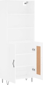 vidaXL Ντουλάπι Λευκό 69,5x34x180 εκ. από Επεξεργασμένο Ξύλο