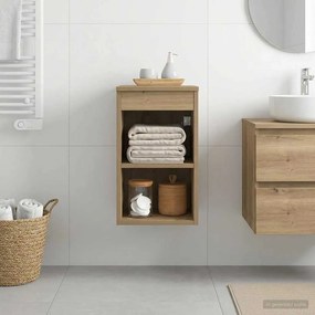 vidaXL Ντουλάπι Μπάνιου Ενδιάμεσο Artisan Δρυς 30 x 44,5 x 50 εκ.
