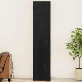 vidaXL Πλαϊνό γραφείο 2 pcs Μαύρη Οξυά 50 x 41 x 225 εκ