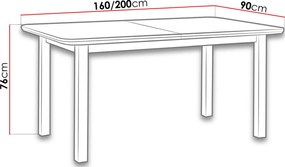 Επεκτεινόμενο τραπέζι Venus V S - Leuko