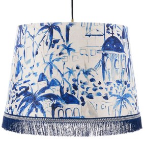 Φωτιστικό Οροφής Rhodes Cl50400 Ø25Xø35Xh25 E27 White-Blue Mindthegap Metal, Fabric