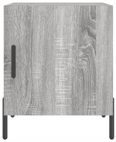 vidaXL Κομοδίνα 2 τεμ. Γκρι Sonoma 40 x 40 x 50 εκ. από Επεξεργ. Ξύλο