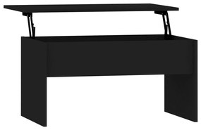 vidaXL Τραπεζάκι Σαλονιού Μαύρο 80x50,5x41,5 εκ. Επεξεργ. Ξύλο