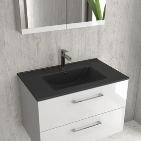 Νιπτήρας επίπλου μαύρος ματ LT 7506 KARAG 60x47x18cm - LT7506-60MB - LT7506-60MB