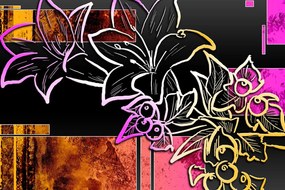Εικονογράφηση floral - 90x60