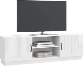 vidaXL Ντουλάπι TV Γυαλιστερό Λευκό 150 x 31 x 47 εκ