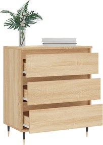 vidaXL Συρταριέρα Sonoma Δρυς 60x35x70 εκ. Επεξεργασμένο Ξύλο