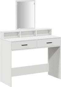 vidaXL Τραπέζι περιποίησης Λευκό 100 x 41 x 140 εκ. Επεξεργασμένο ξύλο