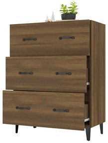vidaXL Ντουλάπι Καφέ Δρυς 69,5 x 34 x 90 εκ. Επεξεργασμένο Ξύλο