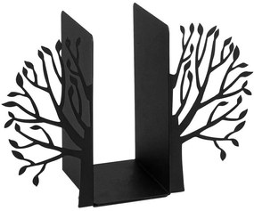 Βιβλιοστάτης 493RMC1113 44x14x22cm Black Aberto Design Μέταλλο