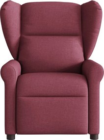 vidaXL Πολυθρόνα Ανακλινόμενη Μπορντό Υφασμάτινη