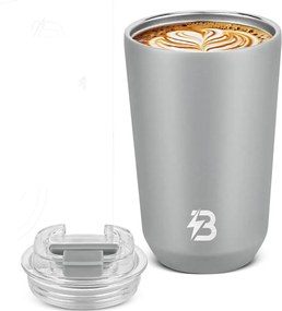 Κούπα Θερμός Ανοξείδωτο BPA Free 355ml - Γκρι