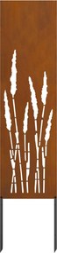 vidaXL Οθόνη Ιδιωτικότητας Κήπου Σκ rusty 32 χ 140 εκ