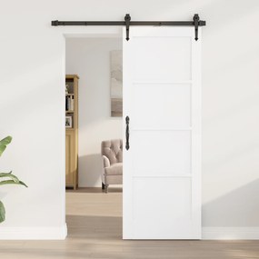 vidaXL Εσωτερική Πόρτα "ORKDAL" Λευκή 73.5x198.5x4 cm Στερεού Ξύλου Πεύκου