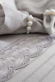 Stewehome Σετ τραπεζομάντηλου με ράνερ και δαχτυλίδια πετσετών από πολυεστέρα 160x220 cm