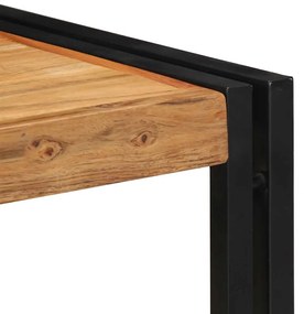 Τραπεζάκι σαλονιού 40x40x35 cm μασίφ ξύλο ακακίας - Καφέ
