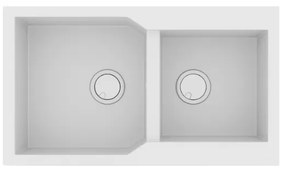 Sanitec Granite 804 Bianco Νεροχύτης 86 2B