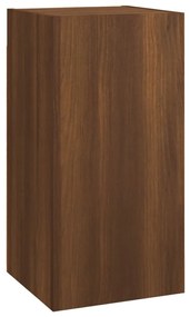 vidaXL Έπιπλα Τηλεόρασης 7 τεμ. Καφέ Δρυς 30,5x30x60 εκ. Επεξ. Ξύλο