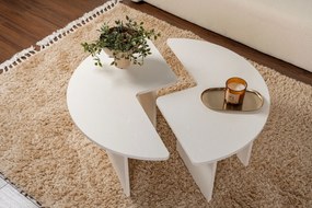 Coffee Table Moira - Wood White Wood White