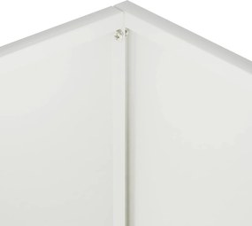 vidaXL Γλάστρα Κήπου 2 τμχ. Λευκό 50 x 20 x 75 εκ.