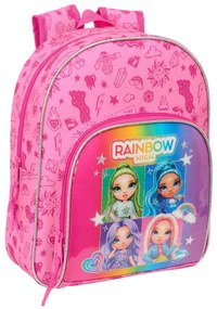 Σχολική Τσάντα Rainbow High Shine Πολύχρωμο 28 x 34 x 10 cm