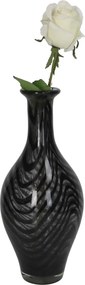 Βάζο ArteLibre Μαύρο Γυαλί 14x14x32.5cm