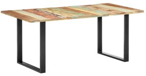 vidaXL Τραπεζαρία 180 x 90 x 76 εκ. από Μασίφ Ανακυκλωμένο Ξύλο
