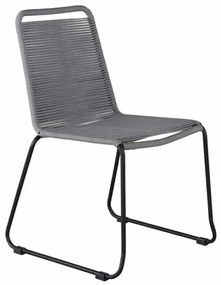 Σετ Τραπέζι και καρέκλες Dallas 3503, Polyξύλο, Μέταλλο, Σχοινί | Epipla1.gr